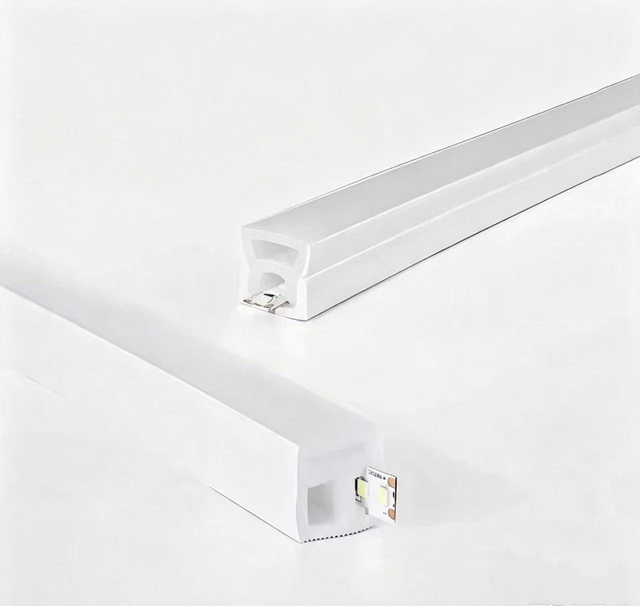 10 &times; 10 ملم شكل مسطح DC12V/24V سيليكون نيون
